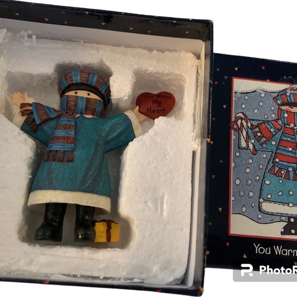 Box Buddies “You Warm My Heart” Lang and Wise Figurine by Sherri Buck - Picture 5 of 5